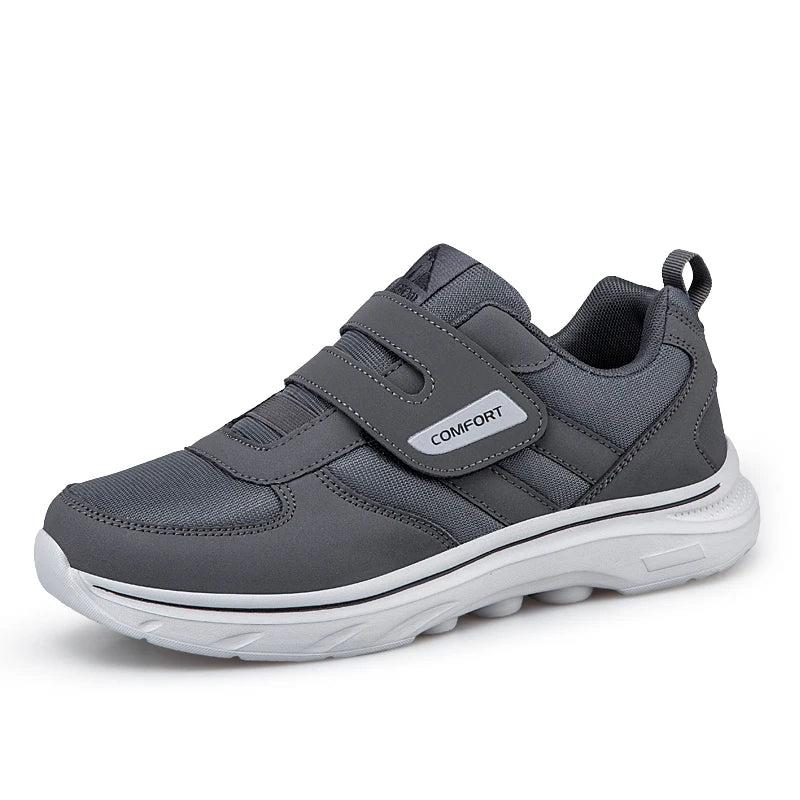 Men's Diabetic Shoes for Elder Orthopedics Feet Swollen Adjustable Walking Shoe Casual Sneakers Elderly Foot Pain Relief